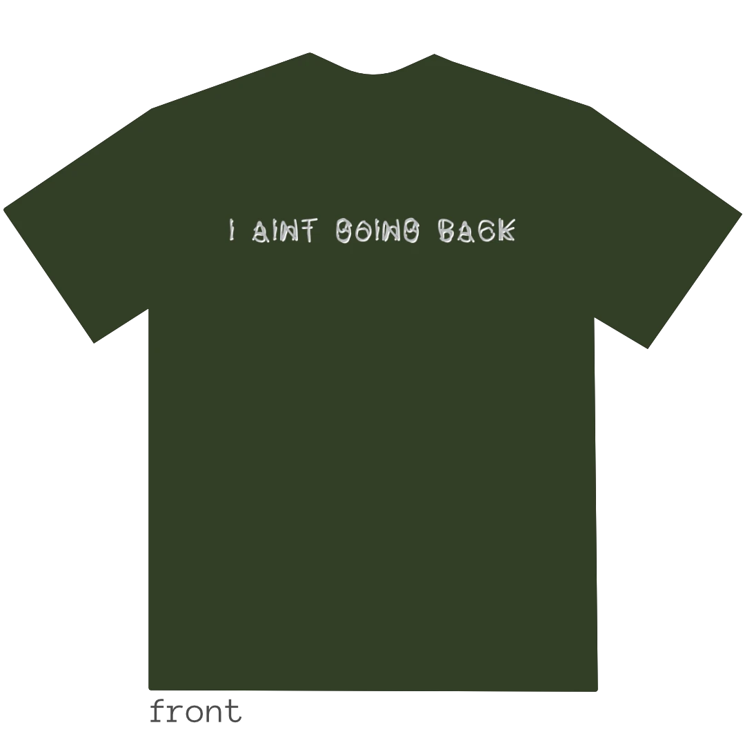 I AINT GOING BACK/i aint going back